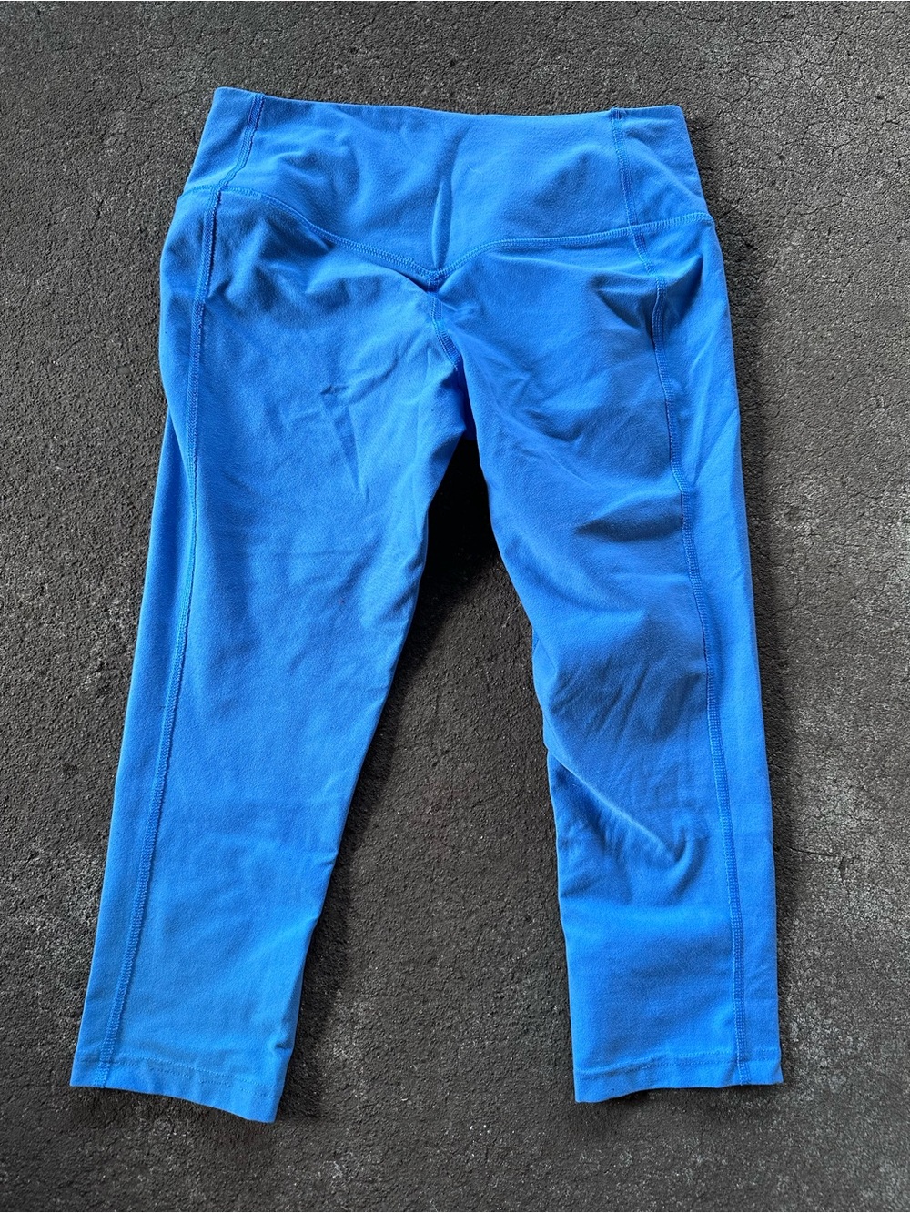 Nike Dri Fit Legend Blue Crop Capri Tights - Picture 2 of 6